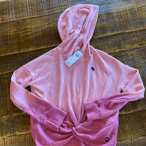 Abercrombie kids waffle hoodie. nWT. Size 7/8